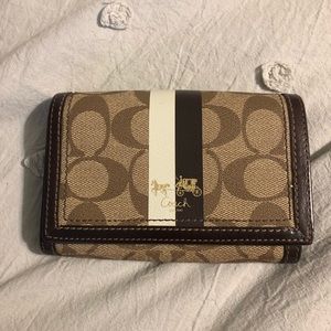 Coach signature wallet